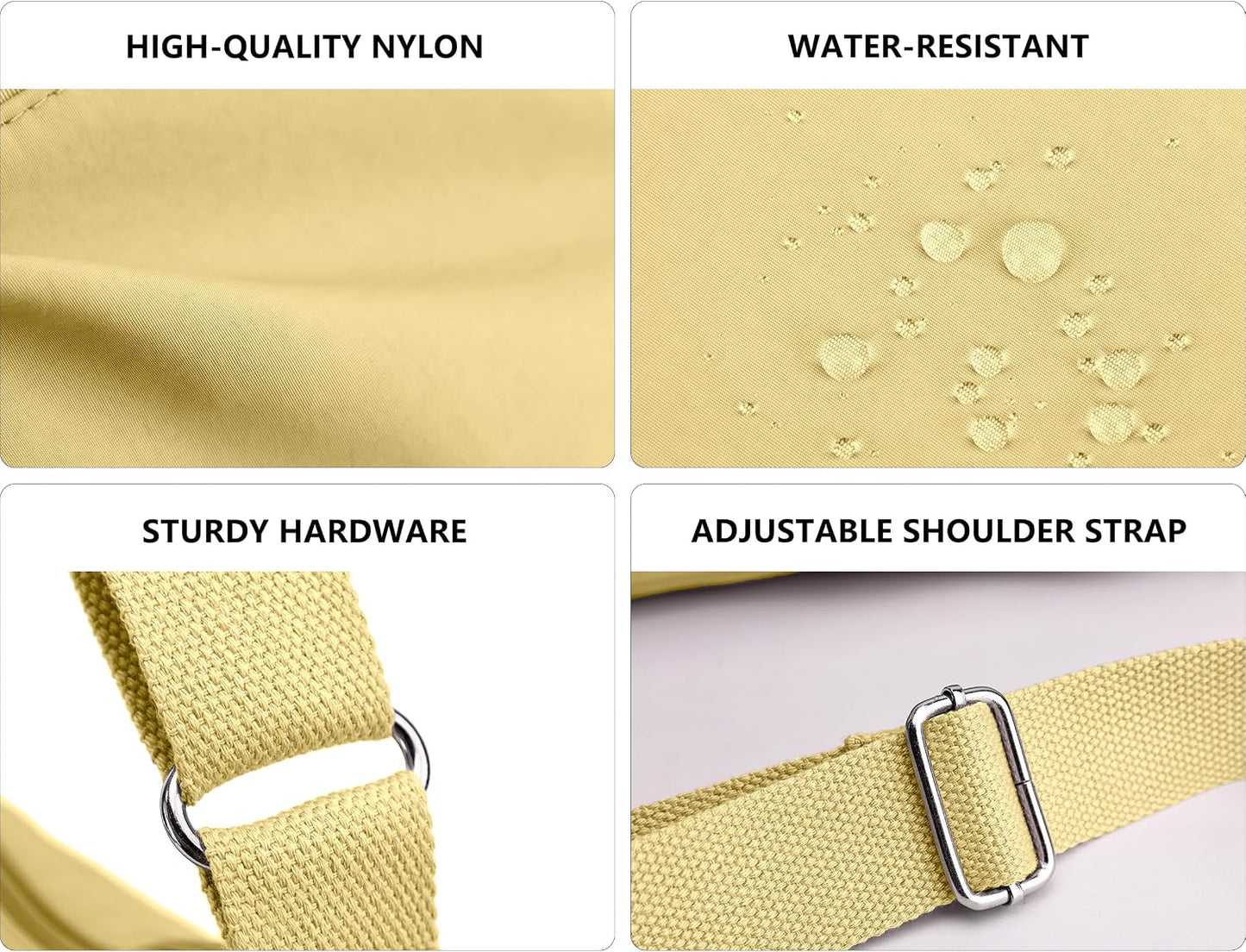 Women Shoulder Handbag Roomy Multiple Pockets Bag Ladies Crossbody Purse Fashion Trendy Pocketbooks