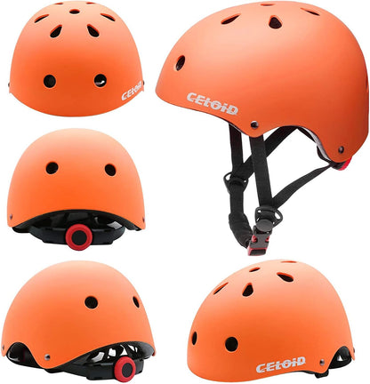 Kids Bike Helmet,Toddler Skateboard Helmets for Ages 2-3-5-8-14 Years Boys Girls，Adjustable Multi-Sport Bicycle Skateboarding Football Roller Skating Scooter Rollerblade Balance Bike Helmet