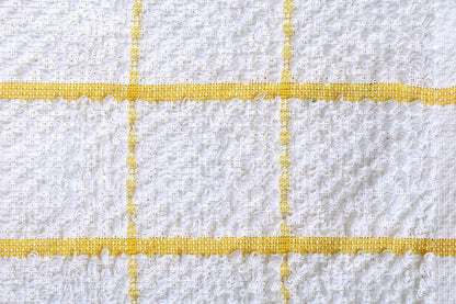Cotton Kitchen Dish Cloths Set of 8 – Highly Absorbent, Super Soft Premium Terry Cleaning Cloth (12"x12" Inch) Premium Dishcloths for Washing Dishes (Yellow)
