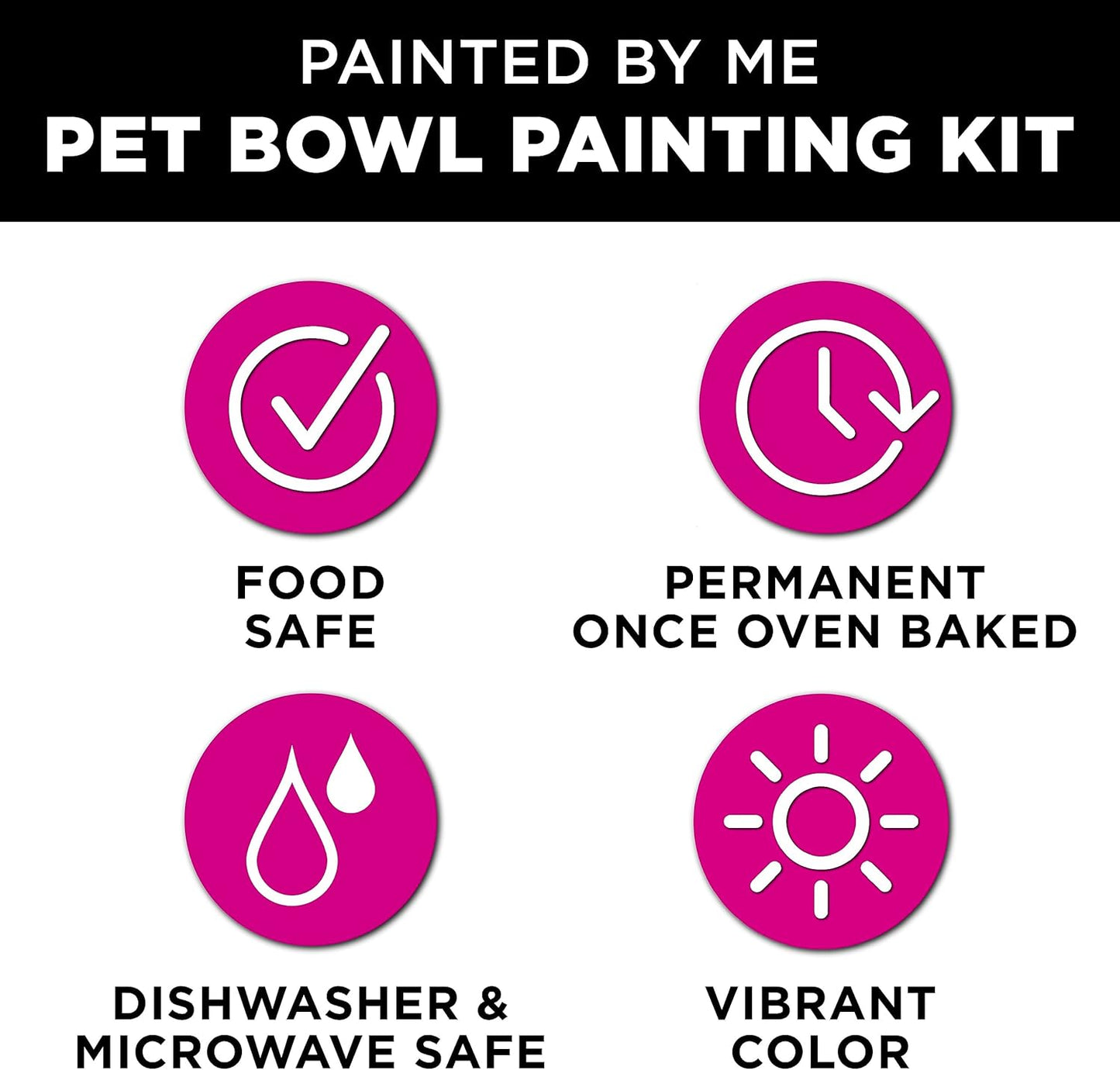 Painted by Me Ceramic Painting Kit - Pet Bowl