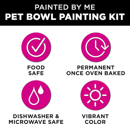 Painted by Me Ceramic Painting Kit - Pet Bowl
