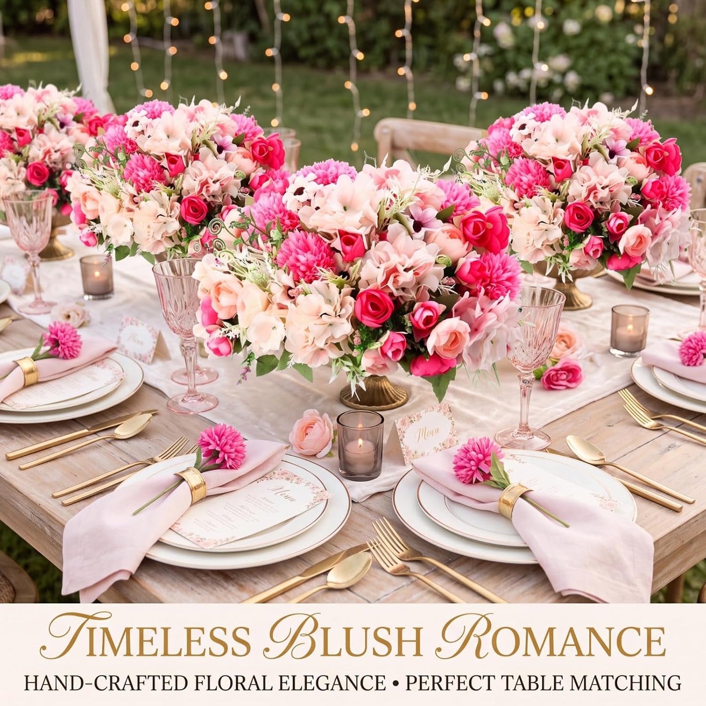 Peonies Artificial Flowers Faux Roses Silk Flowers Hydrangea Artificial Bouquet for Wedding Table Centerpiece Floral Vase Home Office Bridal Decor(Light Yellow,12 Bundles)