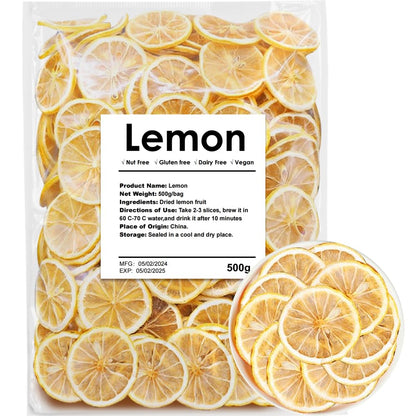17.6oz/500g Dehydrated Dry Lemon for Cocktails (17.6 oz)