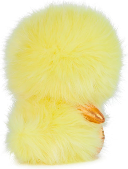 P.Lushes Designer Fashion Pets Gia Fluffertin Premium Chick Stuffed Animal, Yellow, 6”