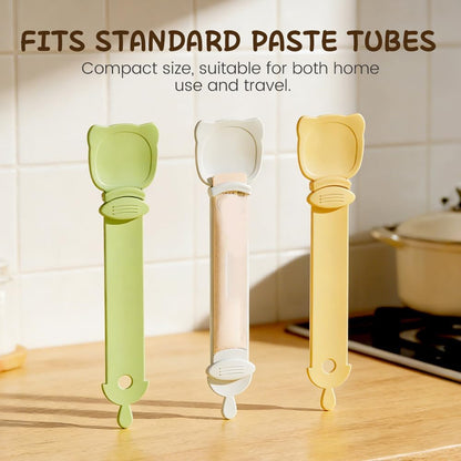 Lickable Cat Treat Spoon Kitten Strip Squeeze Spoons, Beige+Green+Yellow | Pet Food Dispenser for Wet Food & Tube Treats
