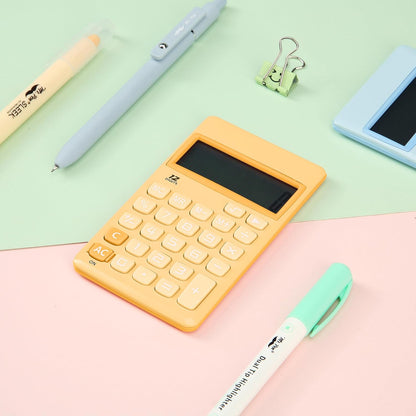Standard Function Calculator, 12 Digits, Small Calculator, Orange