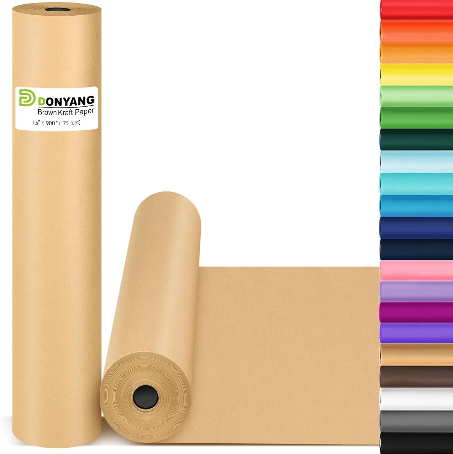 Yellow Wrapping Paper Craft Kraft Paper Roll 15"x450",Bulletin Board Paper | Arts & Crafts, Gift Wrapping Bouquet Flower Packing Painting Drawing Paint Easel Poster Chart Decorative Paper, Art Supplies