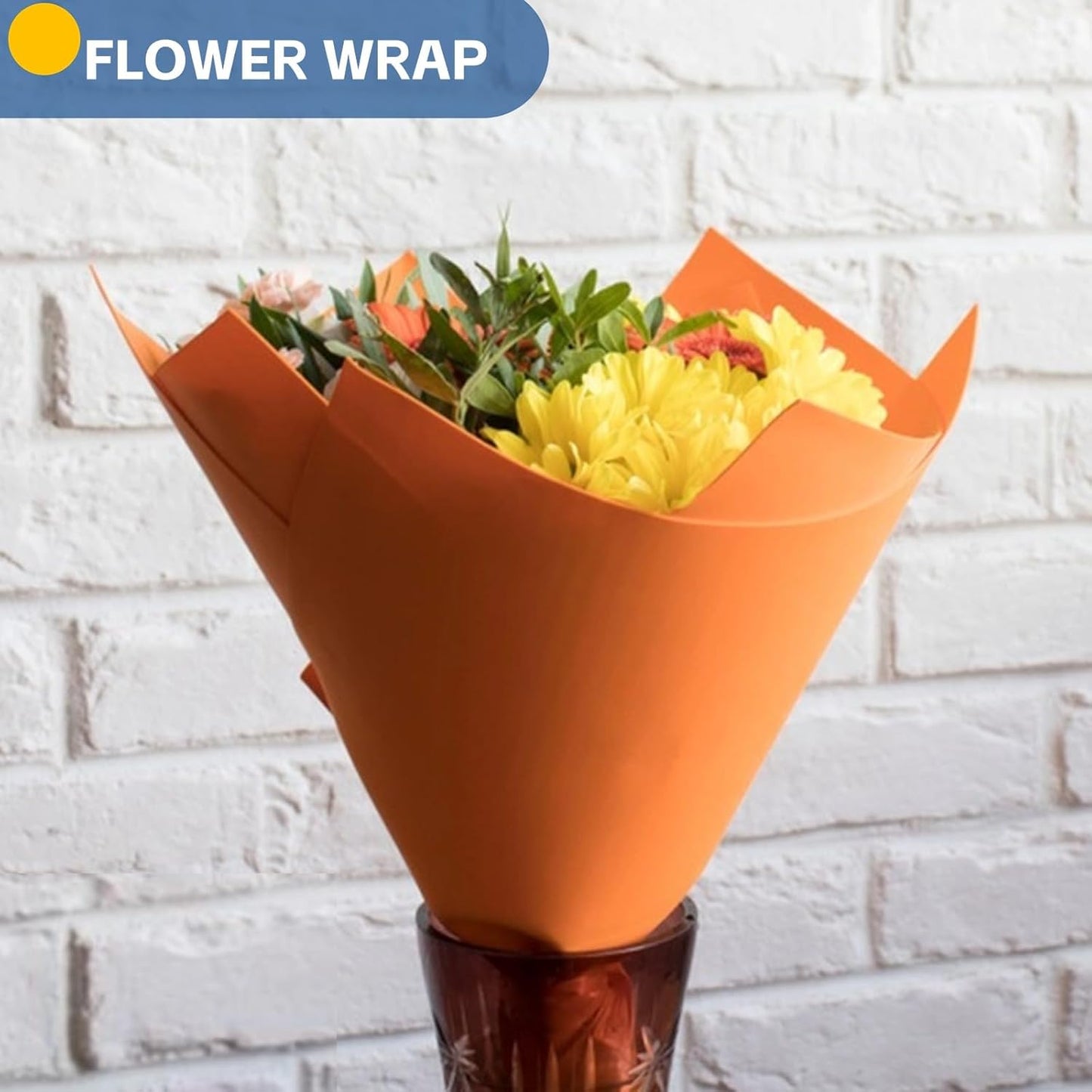 Yellow Wrapping Paper Craft Kraft Paper Roll 15"x450",Bulletin Board Paper | Arts & Crafts, Gift Wrapping Bouquet Flower Packing Painting Drawing Paint Easel Poster Chart Decorative Paper, Art Supplies