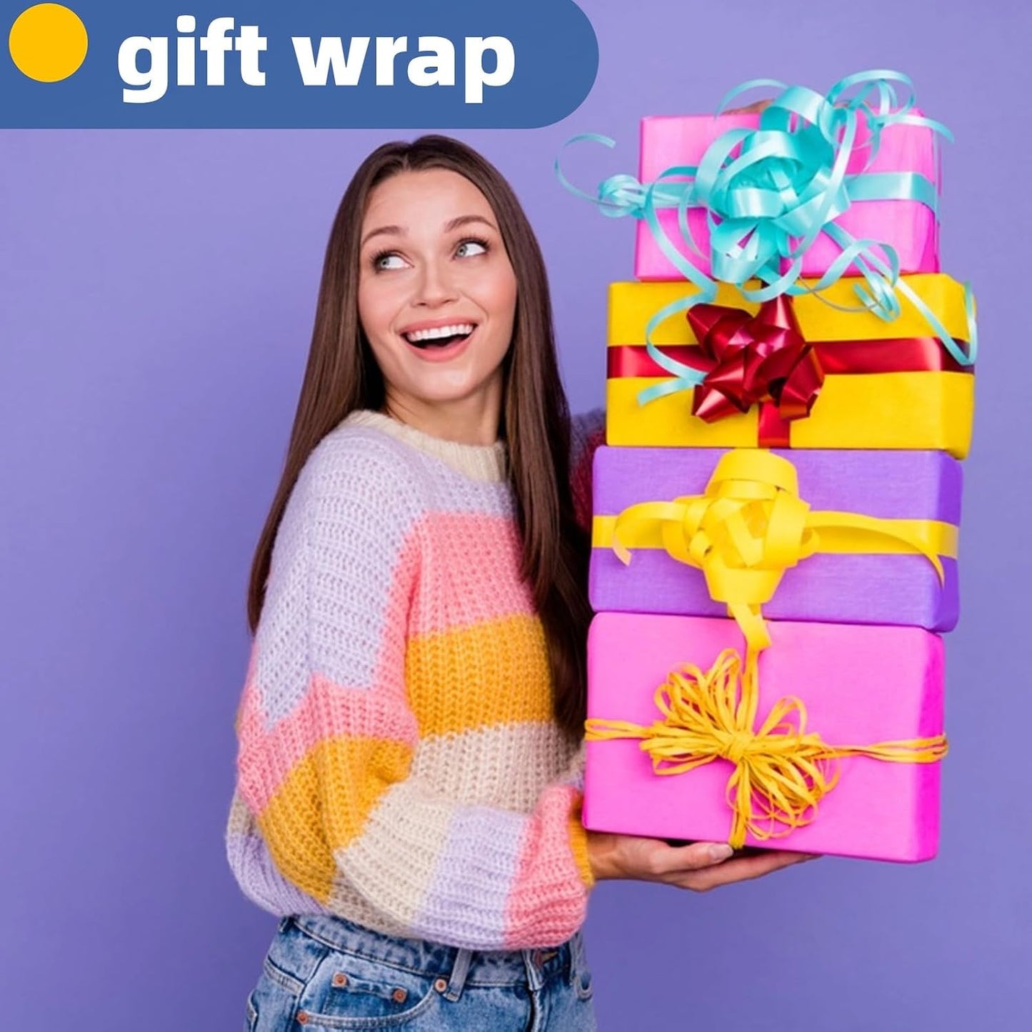 Yellow Wrapping Paper Craft Kraft Paper Roll 15"x450",Bulletin Board Paper | Arts & Crafts, Gift Wrapping Bouquet Flower Packing Painting Drawing Paint Easel Poster Chart Decorative Paper, Art Supplies