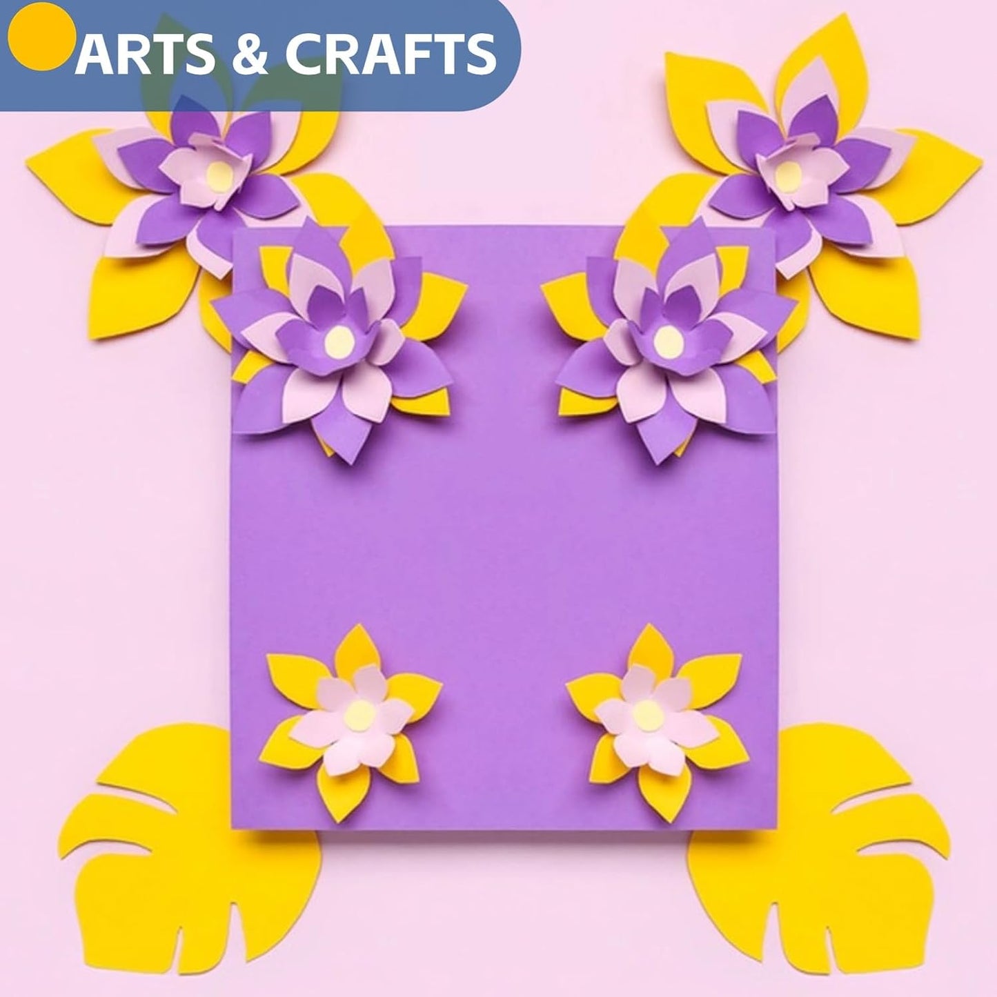 Yellow Wrapping Paper Craft Kraft Paper Roll 15"x450",Bulletin Board Paper | Arts & Crafts, Gift Wrapping Bouquet Flower Packing Painting Drawing Paint Easel Poster Chart Decorative Paper, Art Supplies