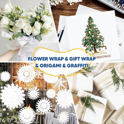 Yellow Wrapping Paper Craft Kraft Paper Roll 15"x450",Bulletin Board Paper | Arts & Crafts, Gift Wrapping Bouquet Flower Packing Painting Drawing Paint Easel Poster Chart Decorative Paper, Art Supplies