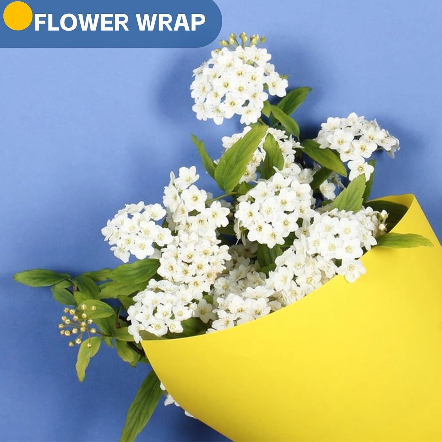 Yellow Wrapping Paper Craft Kraft Paper Roll 15"x450",Bulletin Board Paper | Arts & Crafts, Gift Wrapping Bouquet Flower Packing Painting Drawing Paint Easel Poster Chart Decorative Paper, Art Supplies