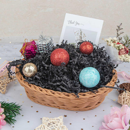 1/2 LB Crinkle Cut Paper Shredded Filler Paper for Gift Baskets Gift Box Confetti Paper Shreds Decoration Stuffing for Birthday, Weddings, Anniversaries, Christmas Wrapping Yellow