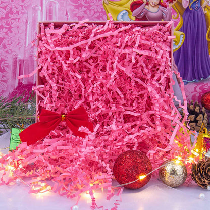 1/2 LB Crinkle Cut Paper Shredded Filler Paper for Gift Baskets Gift Box Confetti Paper Shreds Decoration Stuffing for Birthday, Weddings, Anniversaries, Christmas Wrapping Yellow