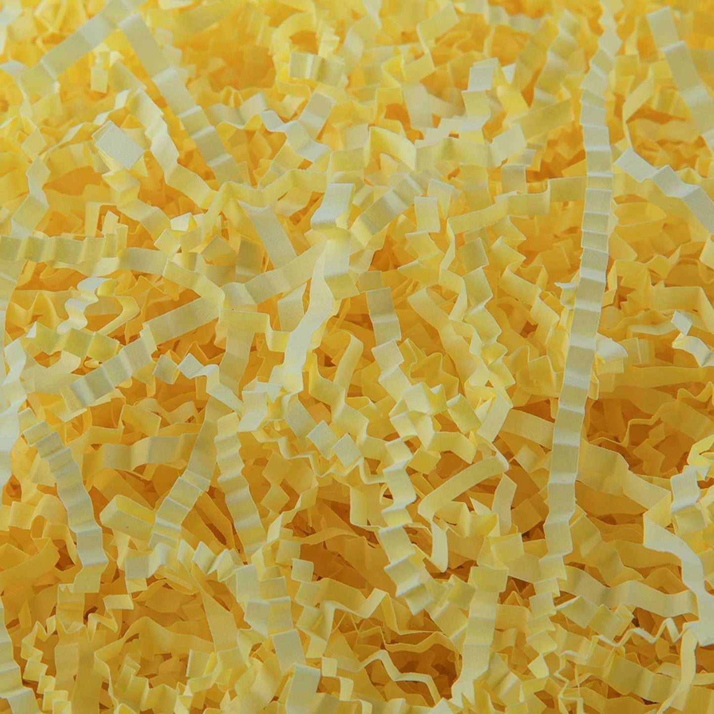 1/2 LB Crinkle Cut Paper Shredded Filler Paper for Gift Baskets Gift Box Confetti Paper Shreds Decoration Stuffing for Birthday, Weddings, Anniversaries, Christmas Wrapping Yellow