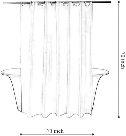 Cute Lemon Leaves Shower Curtain Sets, Get Naked Funny Quotes White Flowers Bathroom Decoration 72x72 Inch with Hooks