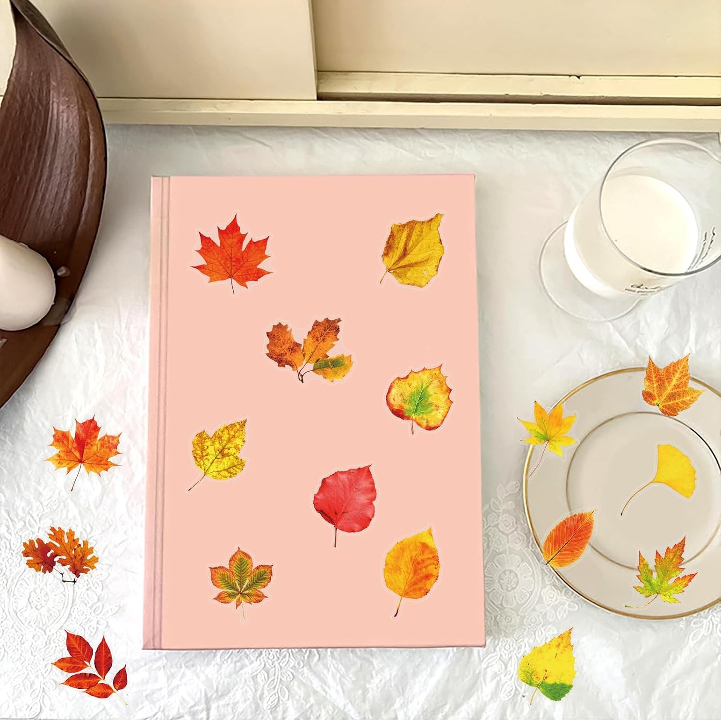 50pcs Transparent Yellow Flower Stickers for Scrapbooking Water Bottles Laptop Journaling,Cartoon Floral Sticker for Teens Planners,Cards,Gifts,Crafts,Art Projects,Glass Potion Bottles(Flower-C)