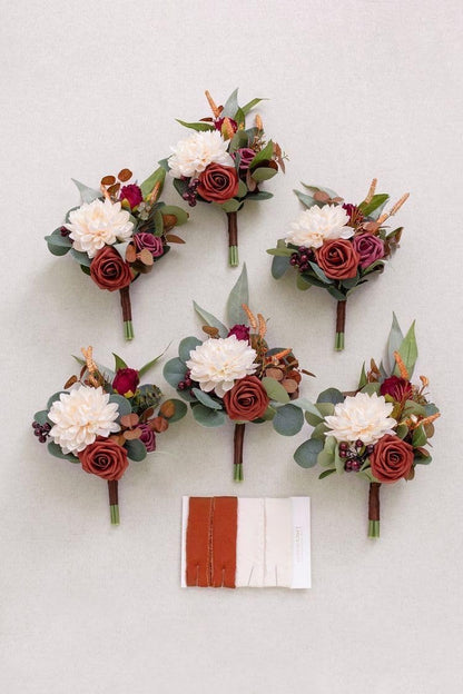 12 PCS Artificial Flowers Roses Silk Flowers Fake Long Stem Artificial Roses for Home Wedding Decorations (Yellow)