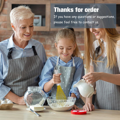 Yellow Silicone Whisk, Professional Whisks For Cooking Non-Scratch, Stainless Steel & Silicone Wisk, Plastic Rubber Whisk Tool For Nonstick Cookware Pans, Silicon Wisks Set of 3.