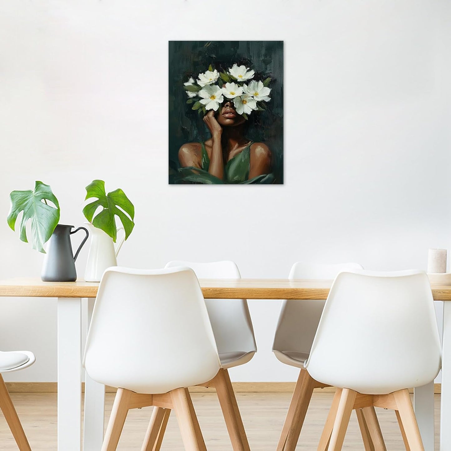 Rustic Yellow Floral Wall Art for Bathroom, Yellow and Gray Flower Butterfly on Rustic Wood Canvas Wall Art Country Wildflower pictures for Living Room Bedroom Wall Decor,16L X 12W inches