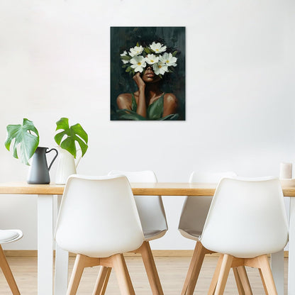 Rustic Yellow Floral Wall Art for Bathroom, Yellow and Gray Flower Butterfly on Rustic Wood Canvas Wall Art Country Wildflower pictures for Living Room Bedroom Wall Decor,16L X 12W inches