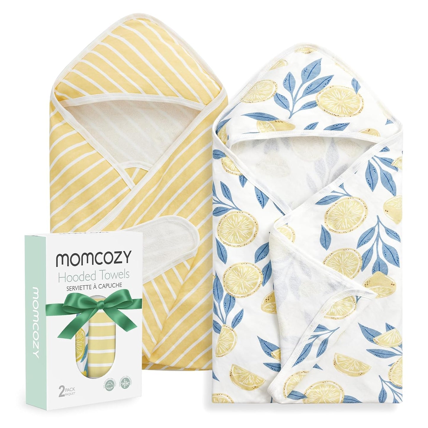 Baby Towel with Hooded - Ultra Soft & Absorbent Large Bath Towel Set for Comfort & Gentle on Baby's Skin - Med Thick& Durable -Shower Gift & Bath Essential for Newborn, Infant, Toddler