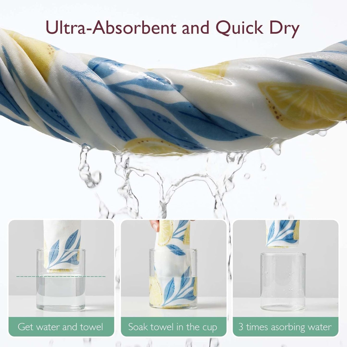 Baby Towel with Hooded - Ultra Soft & Absorbent Large Bath Towel Set for Comfort & Gentle on Baby's Skin - Med Thick& Durable -Shower Gift & Bath Essential for Newborn, Infant, Toddler