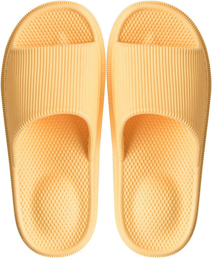 Slippers for Women and Men House Slides Shower Sandals Non-Slip Spa Massage Foam Bathroom Pool Shoes