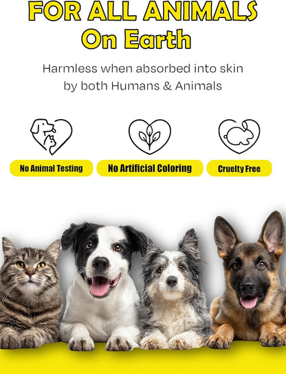 Yellow Centella Salve – Hot Spot & Wound Care Ointment for Dogs, Cats & Small Animals – Lick-Safe, Fast-Acting, Steroid-Free, Natural Healing Balm for Cracked Paws & Skin Irritation, 0.24 oz
