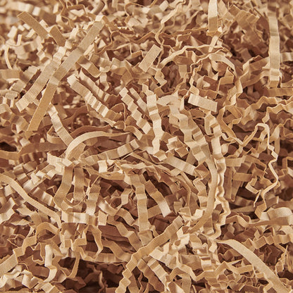Crinkle Cut Paper Shred Filler, Shredded Paper for Gift Box, Crinkle Paper Cut Paper Easter Grass Tissue Paper for Gift Wrapping & Basket Filling（Light Yellow）