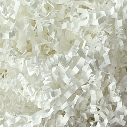 Crinkle Cut Paper Shred Filler, Shredded Paper for Gift Box, Crinkle Paper Cut Paper Easter Grass Tissue Paper for Gift Wrapping & Basket Filling（Light Yellow）