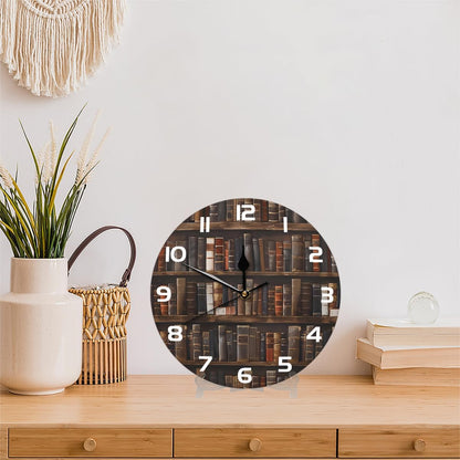 Yellow Lemon Wall Clock Battery Operated 10 in Round Wall Clocks Slilent Non Ticking Quartz Analog Clock for Bedroom Kids Living Room Classroom Decor