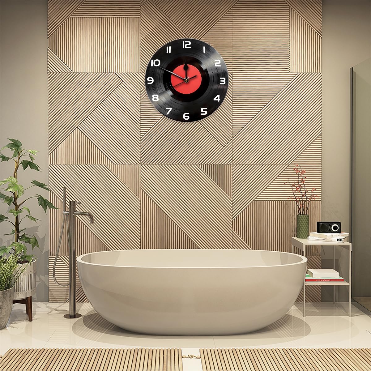 Yellow Lemon Wall Clock Battery Operated 10 in Round Wall Clocks Slilent Non Ticking Quartz Analog Clock for Bedroom Kids Living Room Classroom Decor