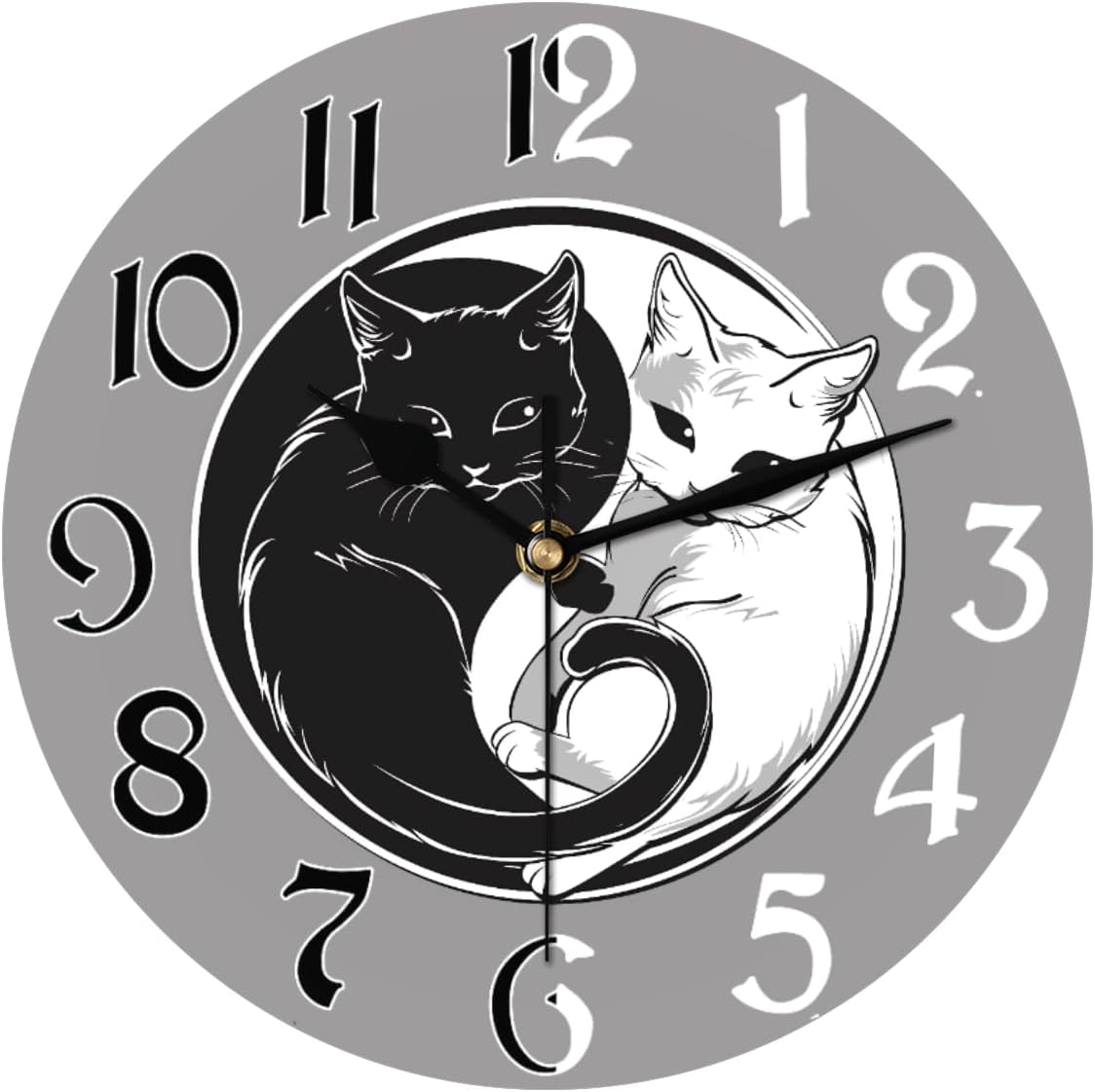 Yellow Lemon Wall Clock Battery Operated 10 in Round Wall Clocks Slilent Non Ticking Quartz Analog Clock for Bedroom Kids Living Room Classroom Decor