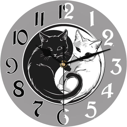 Yellow Lemon Wall Clock Battery Operated 10 in Round Wall Clocks Slilent Non Ticking Quartz Analog Clock for Bedroom Kids Living Room Classroom Decor