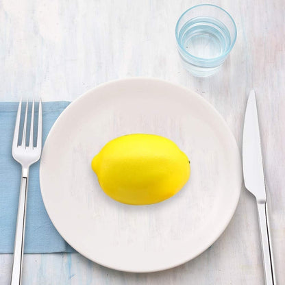 12PCS Large Artificial Lemons, 3.7″ X 2.5″ Vivid Faux Lemons | Fruit Bowls, Home Kitchen Decor, Party Photography Props, Lifelike Yellow Lemons, Table Centerpiece Display