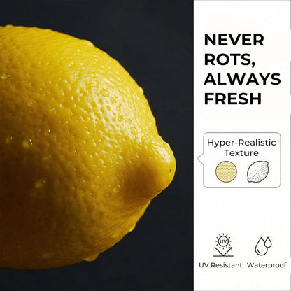 12PCS Large Artificial Lemons, 3.7″ X 2.5″ Vivid Faux Lemons | Fruit Bowls, Home Kitchen Decor, Party Photography Props, Lifelike Yellow Lemons, Table Centerpiece Display