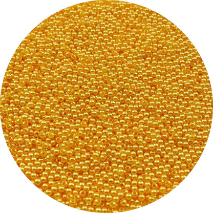 4000pcs Pearl Beads for Crafts 3mm Resin Pearl for Jewelry Making Round Bulk Pearls Beads with Hole for Sewing Crafts Decoration Necklaces Bracelets Earrings Making(Gold Yellow)