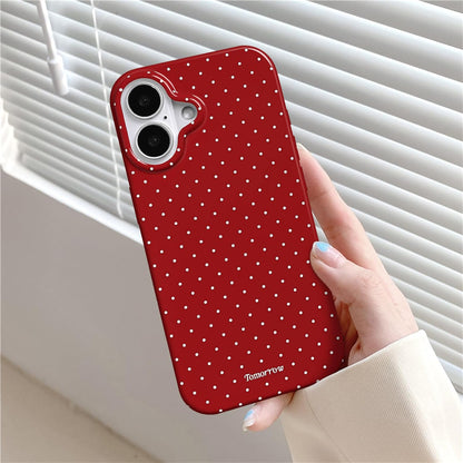 Compatible with iPhone 13/iPhone 14 Case with Cute Fashion Polka Dot Aesthetics Design Simple Cases for Soft TPU Slim Protection Cover-Lemon-Yellow - Colors B