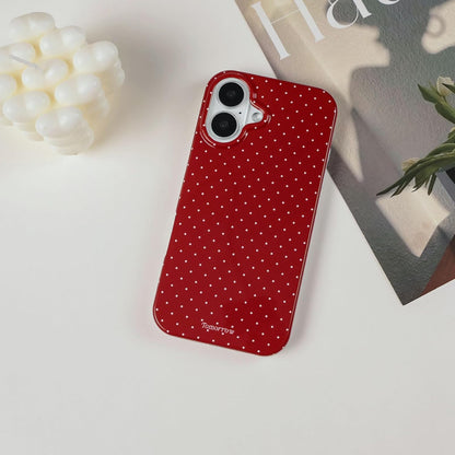 Compatible with iPhone 13/iPhone 14 Case with Cute Fashion Polka Dot Aesthetics Design Simple Cases for Soft TPU Slim Protection Cover-Lemon-Yellow - Colors B