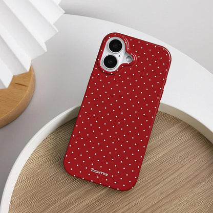 Compatible with iPhone 13/iPhone 14 Case with Cute Fashion Polka Dot Aesthetics Design Simple Cases for Soft TPU Slim Protection Cover-Lemon-Yellow - Colors B