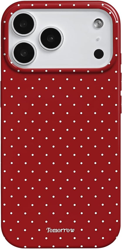 Compatible with iPhone 13/iPhone 14 Case with Cute Fashion Polka Dot Aesthetics Design Simple Cases for Soft TPU Slim Protection Cover-Lemon-Yellow - Colors B
