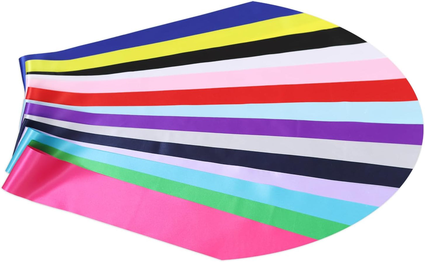 6 Pack Yellow Blank Sash,Plain Satin Sash,Sashes for Pageants,DIY for Party Decorations,blank sashes for pageants