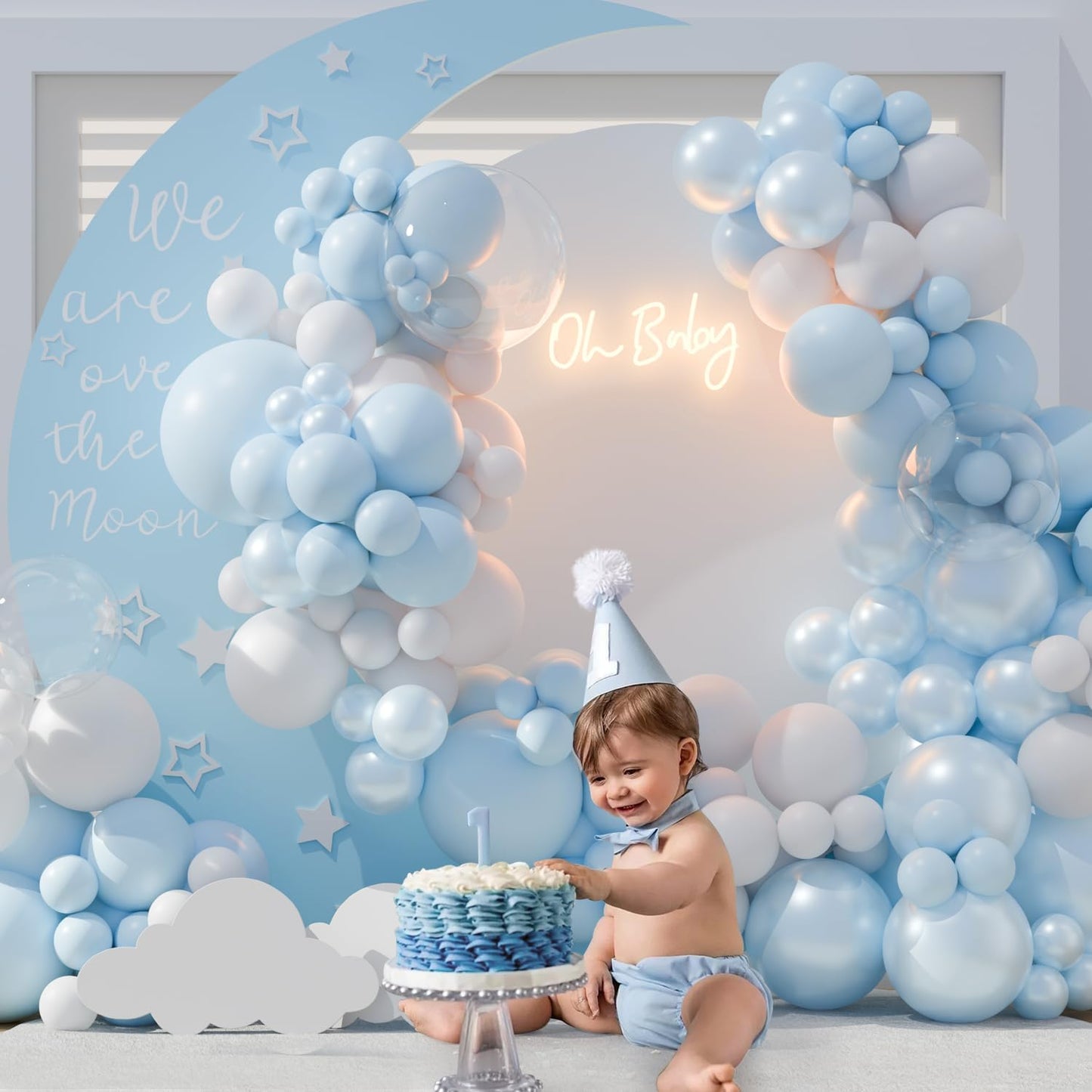 Yellow Balloon Arch Kit for Baby Shower Bridal Shower Decorations | 108Pcs Double Stuffed Pearl Yellow Pastel Yellow White Clear Balloons, Wedding Engagement Birthday Party Decorations