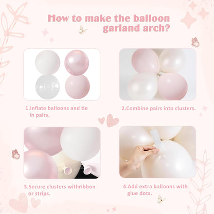 Yellow Balloon Arch Kit for Baby Shower Bridal Shower Decorations | 108Pcs Double Stuffed Pearl Yellow Pastel Yellow White Clear Balloons, Wedding Engagement Birthday Party Decorations