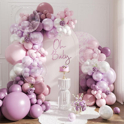 Yellow Balloon Arch Kit for Baby Shower Bridal Shower Decorations | 108Pcs Double Stuffed Pearl Yellow Pastel Yellow White Clear Balloons, Wedding Engagement Birthday Party Decorations