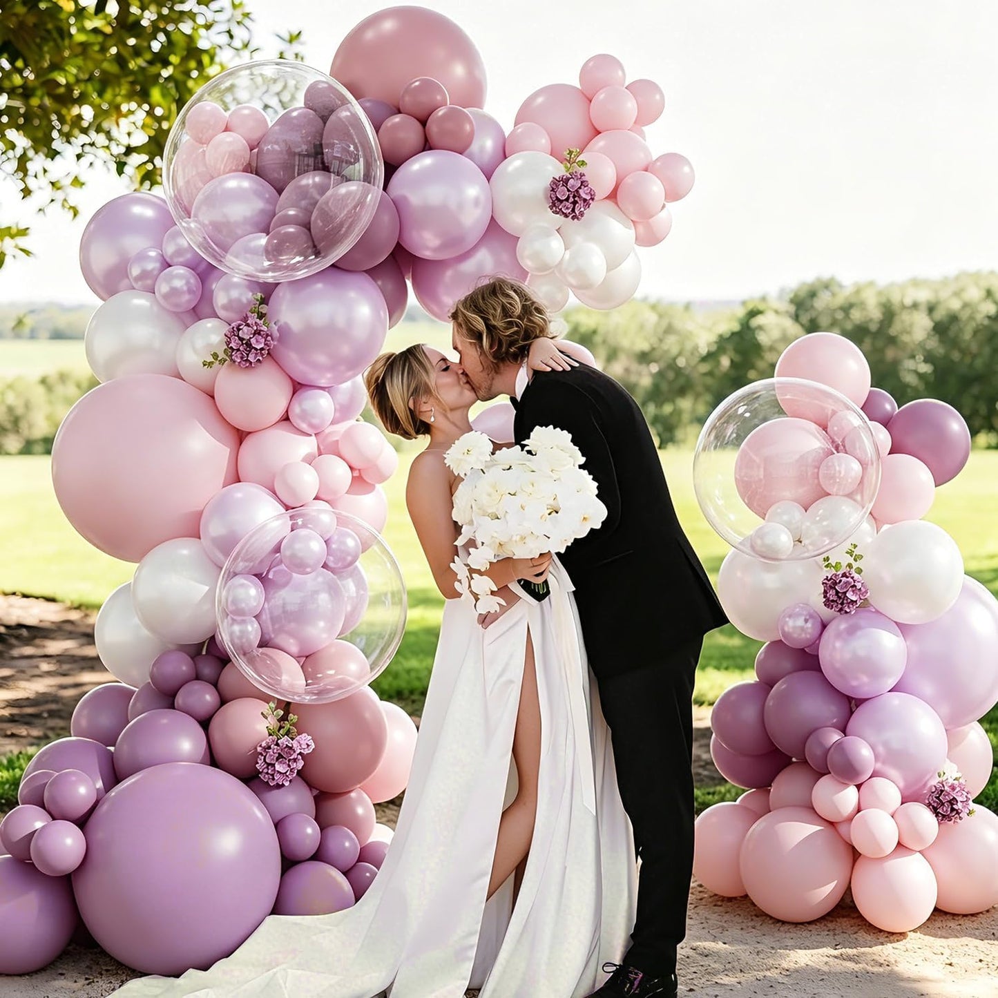 Yellow Balloon Arch Kit for Baby Shower Bridal Shower Decorations | 108Pcs Double Stuffed Pearl Yellow Pastel Yellow White Clear Balloons, Wedding Engagement Birthday Party Decorations