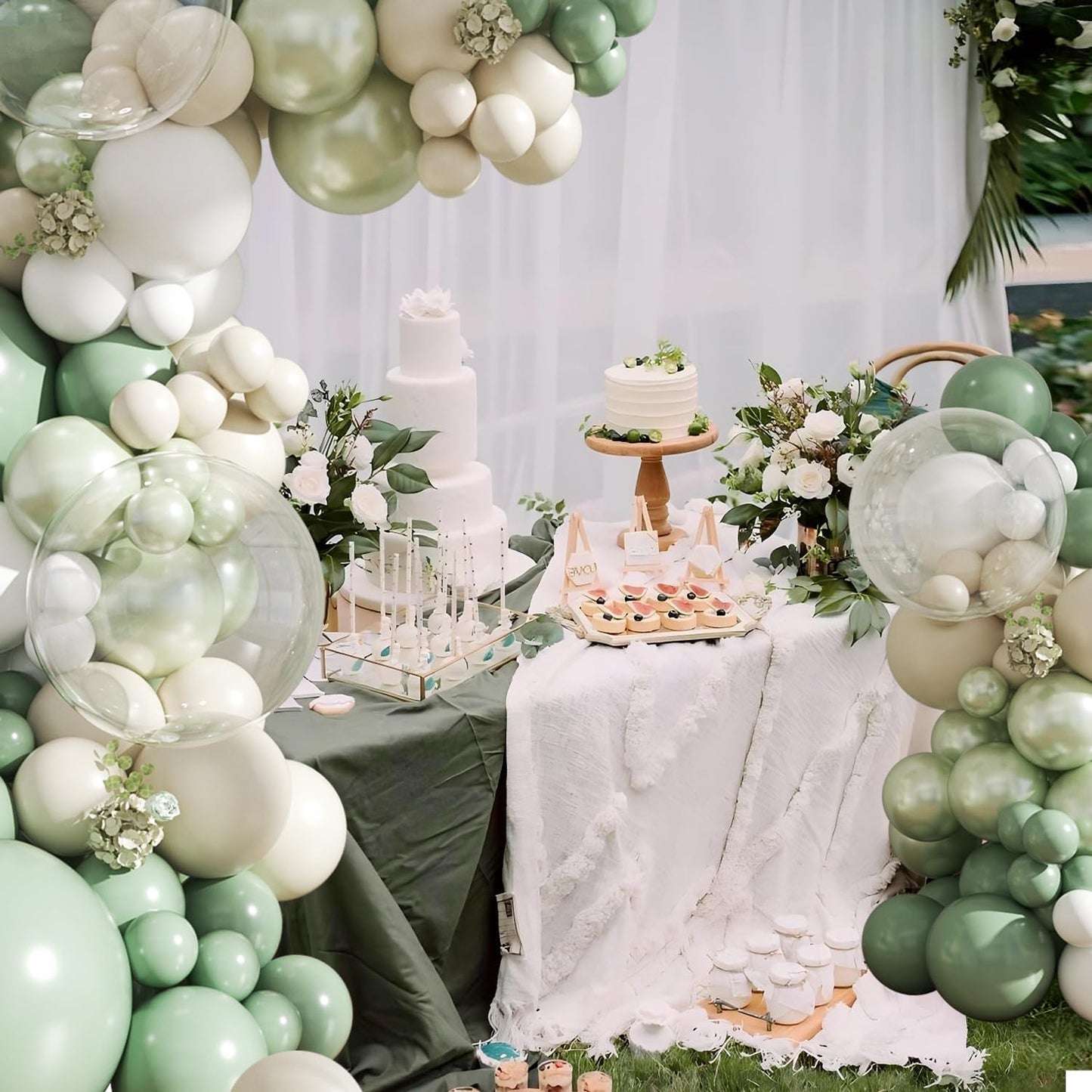 Yellow Balloon Arch Kit for Baby Shower Bridal Shower Decorations | 108Pcs Double Stuffed Pearl Yellow Pastel Yellow White Clear Balloons, Wedding Engagement Birthday Party Decorations