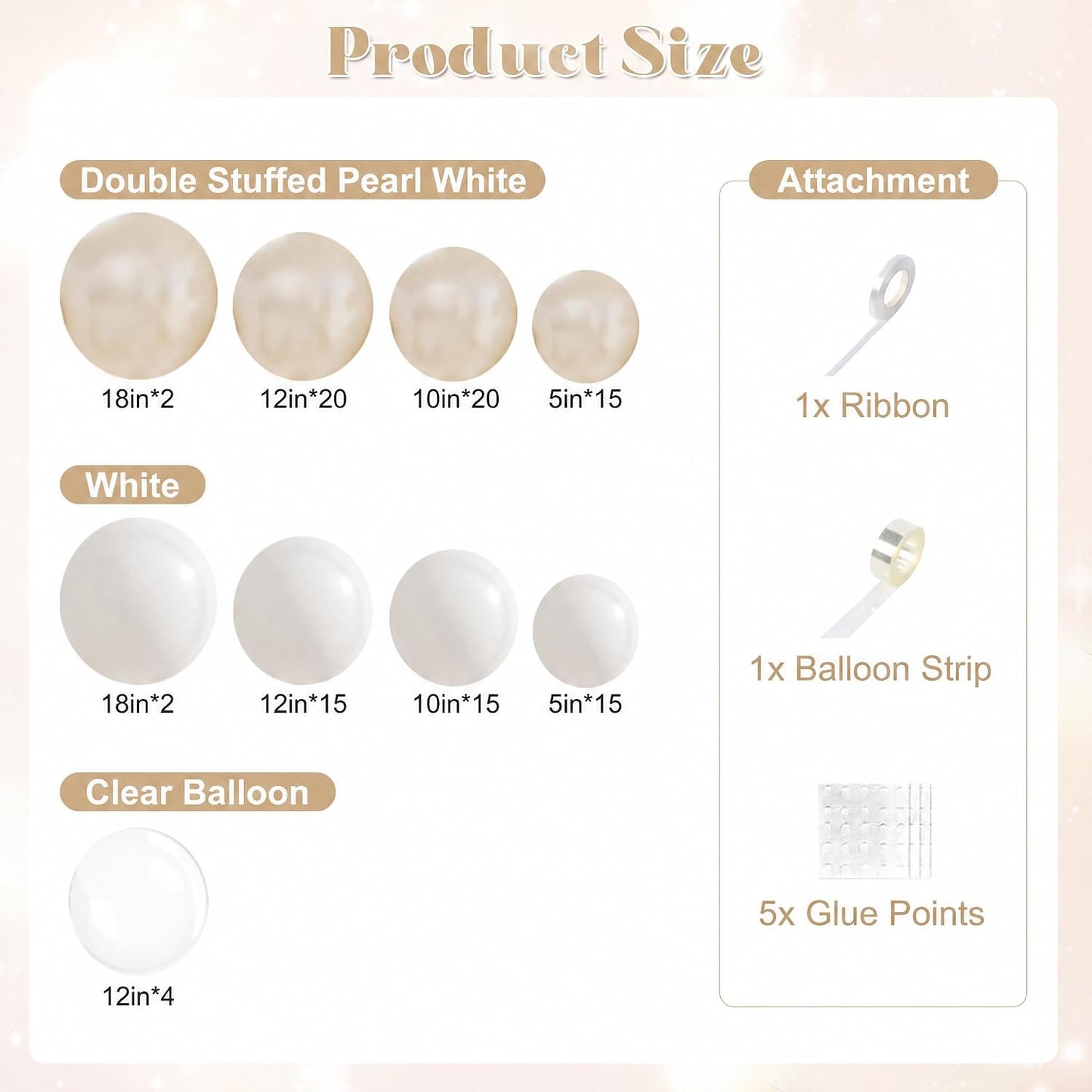 Yellow Balloon Arch Kit for Baby Shower Bridal Shower Decorations | 108Pcs Double Stuffed Pearl Yellow Pastel Yellow White Clear Balloons, Wedding Engagement Birthday Party Decorations
