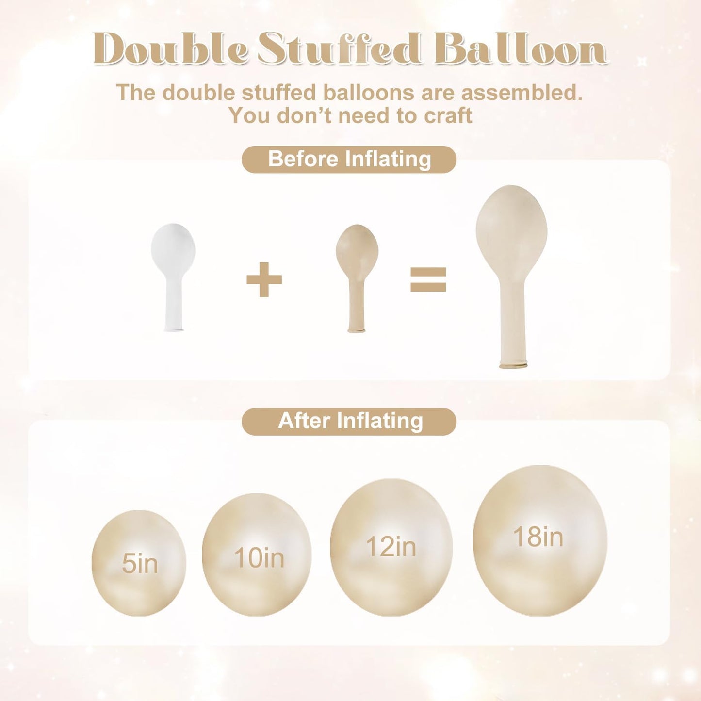 Yellow Balloon Arch Kit for Baby Shower Bridal Shower Decorations | 108Pcs Double Stuffed Pearl Yellow Pastel Yellow White Clear Balloons, Wedding Engagement Birthday Party Decorations